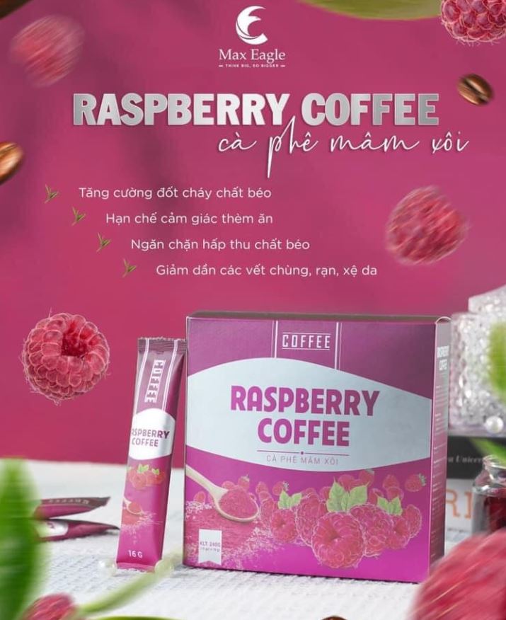 Cách sử dụng Cafe Mâm Xôi Giảm Cân Rasperry Coffee hiệu quả