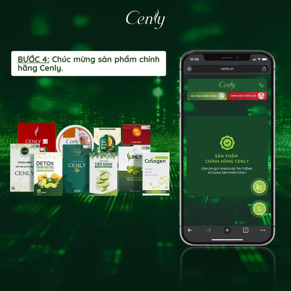 Cenly chính hãng giảm cân hiệu quả