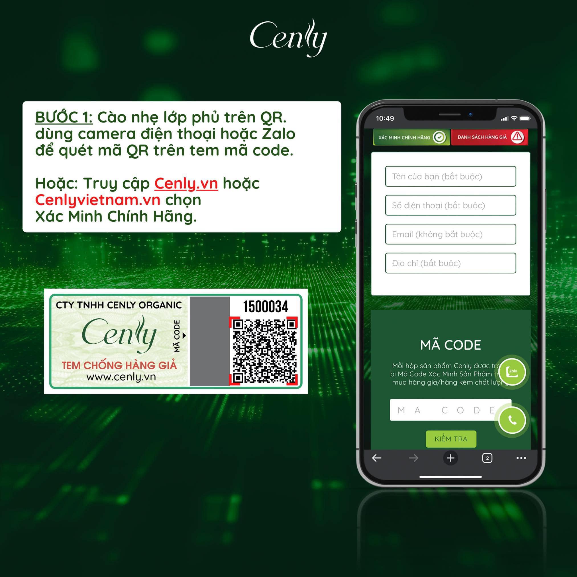 Cách phân biệt giảm cân Cenly thật giả