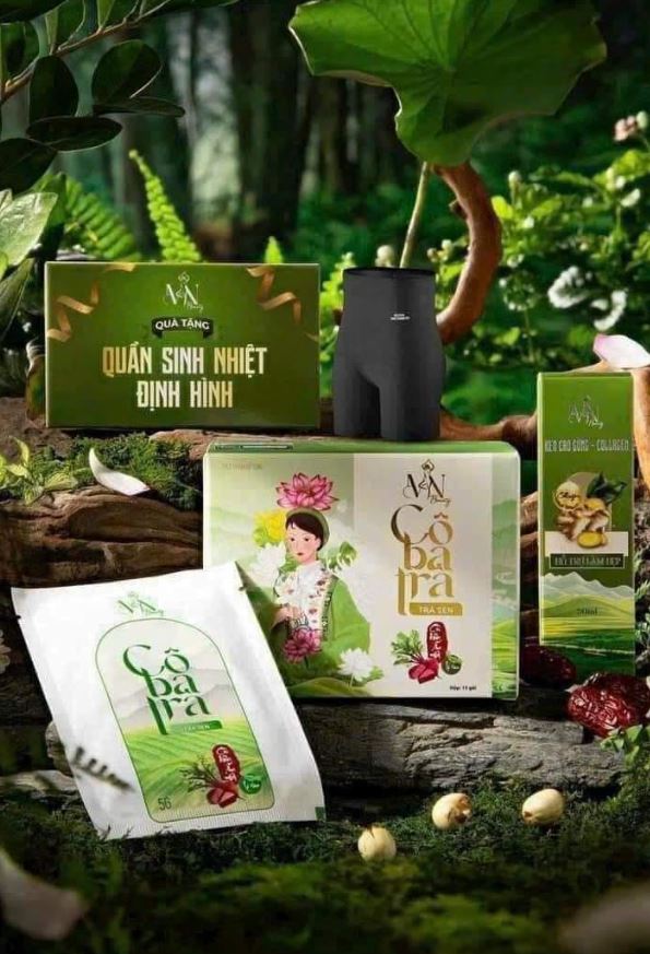 Cô Ba Trà Giảm Cân Trà Sen Giảm Mỡ Bụng