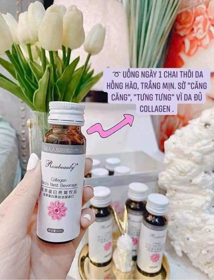 Các thành phần tự nhiên trong Collagen Yến Rose Beauty Trắng Da