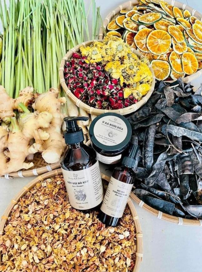 Sản phẩm được chiết xuất từ 100% nguyên liệu thiên nhiên