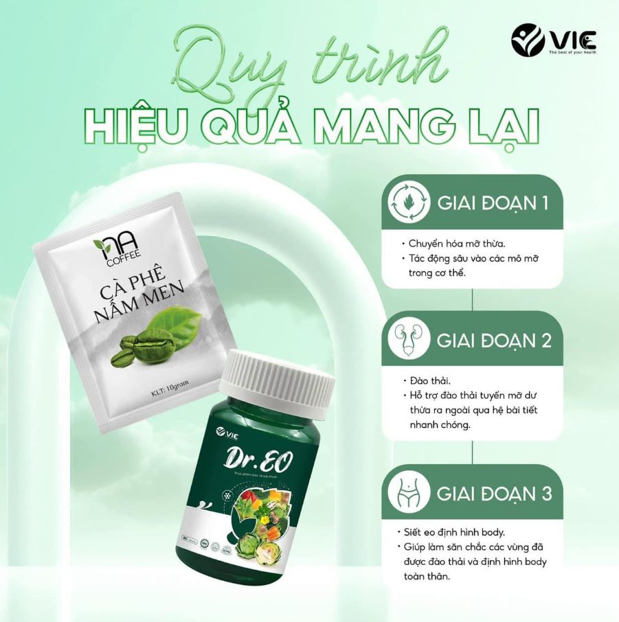 Viên uống giảm mỡ bụng Dr EO VIC Organic
