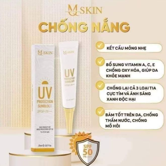 Công dụng của Kem Chống Nắng