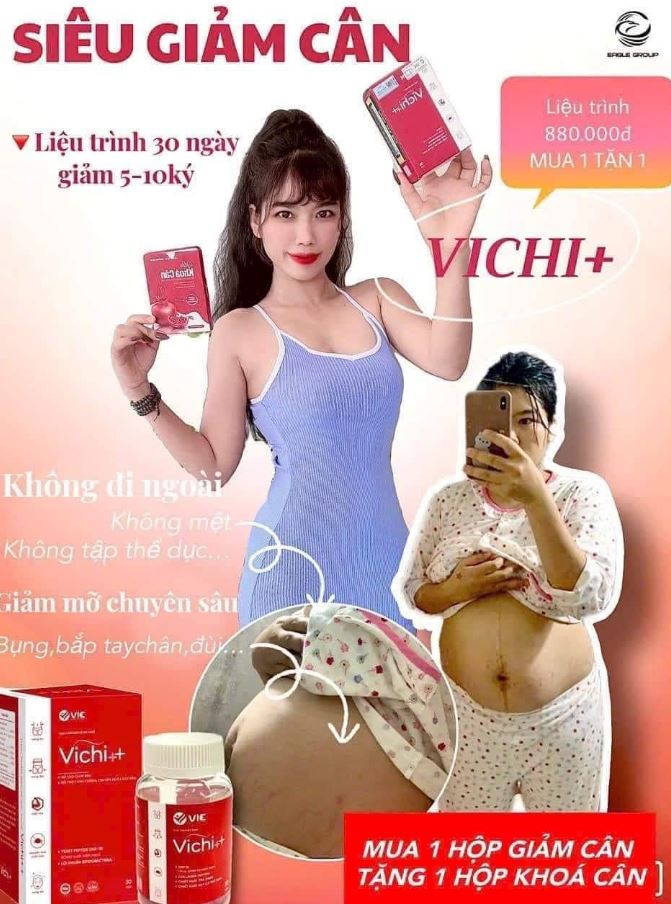 Công dụng chính của Siêu Phẩm Giảm Cân Vichi++ Hộp 30 Viên