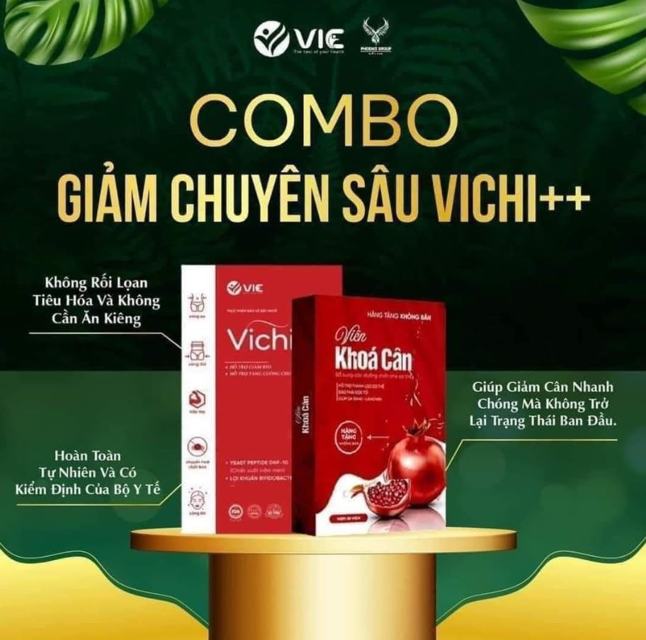 Combo giảm cân Vichi chính hãng hiệu quả