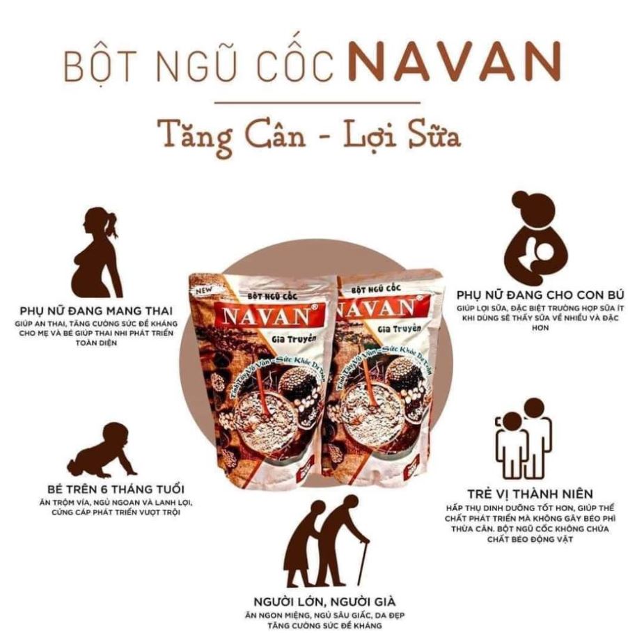 Ưu nhược điểm của Bột Ngũ Cốc Navan chính hãng