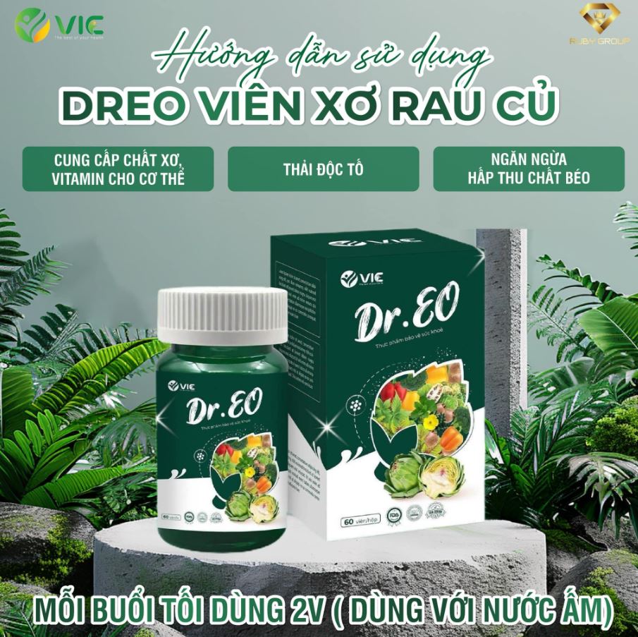 Dr Eo VIC Viên Uống giảm Mỡ Bụng