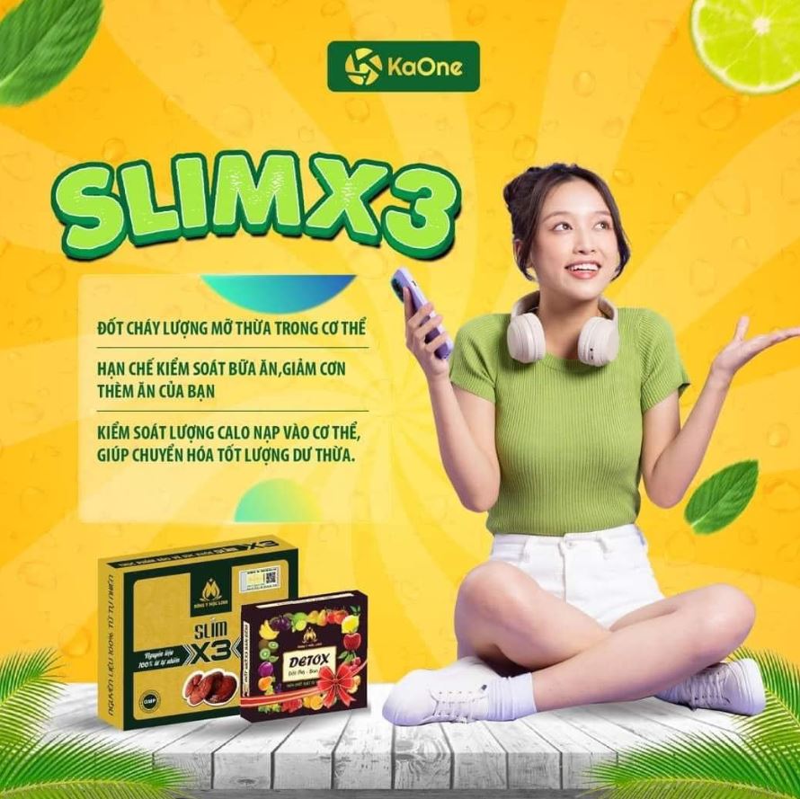 Giảm Cân Slim X3 Đông Y Mộc Linh
