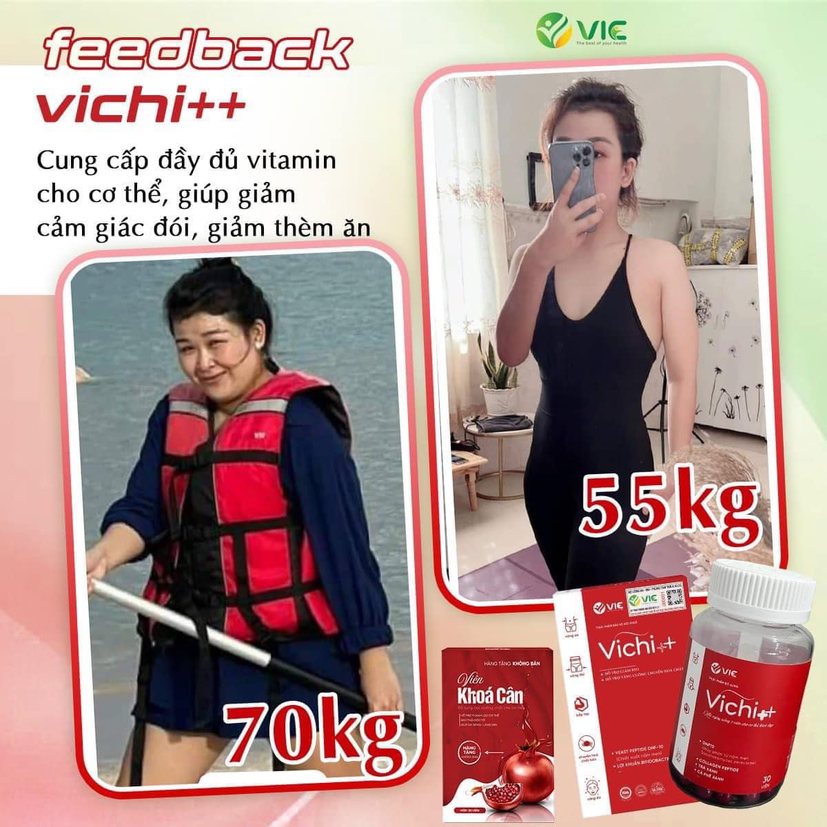 Khách hàng giảm cân hiệu quả nhờ Vichi