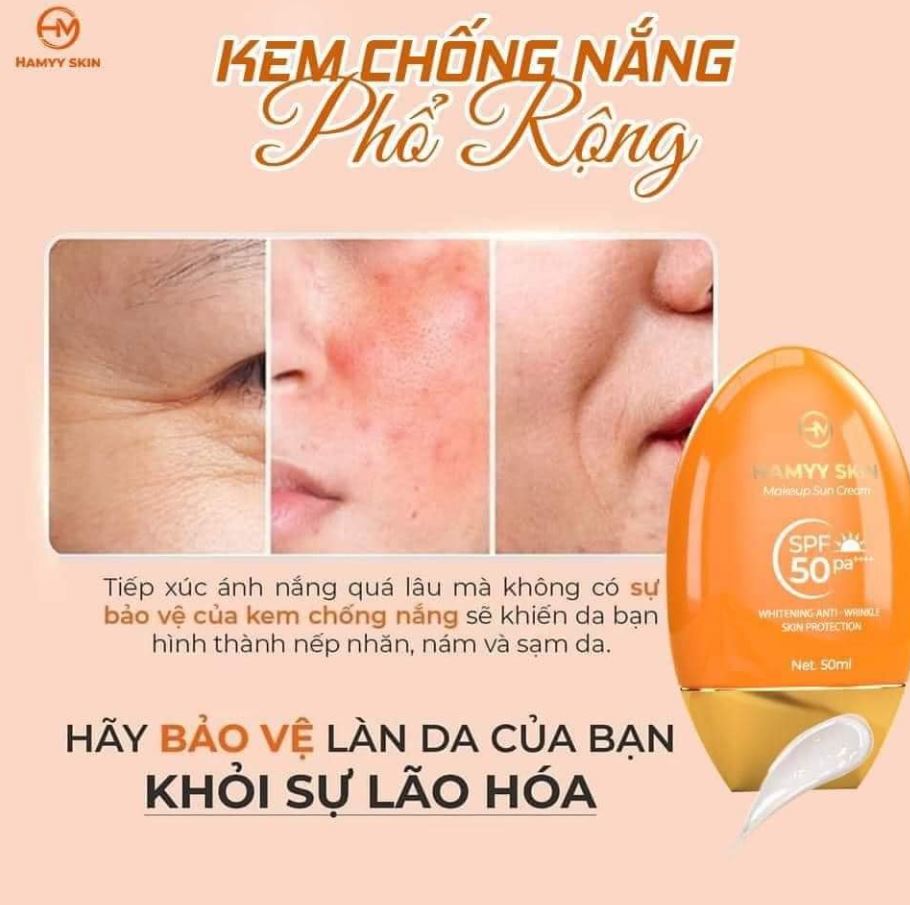 Dòng kem chống nắng Hamyy Skin thực sự nổi bật với những điểm ưu việt