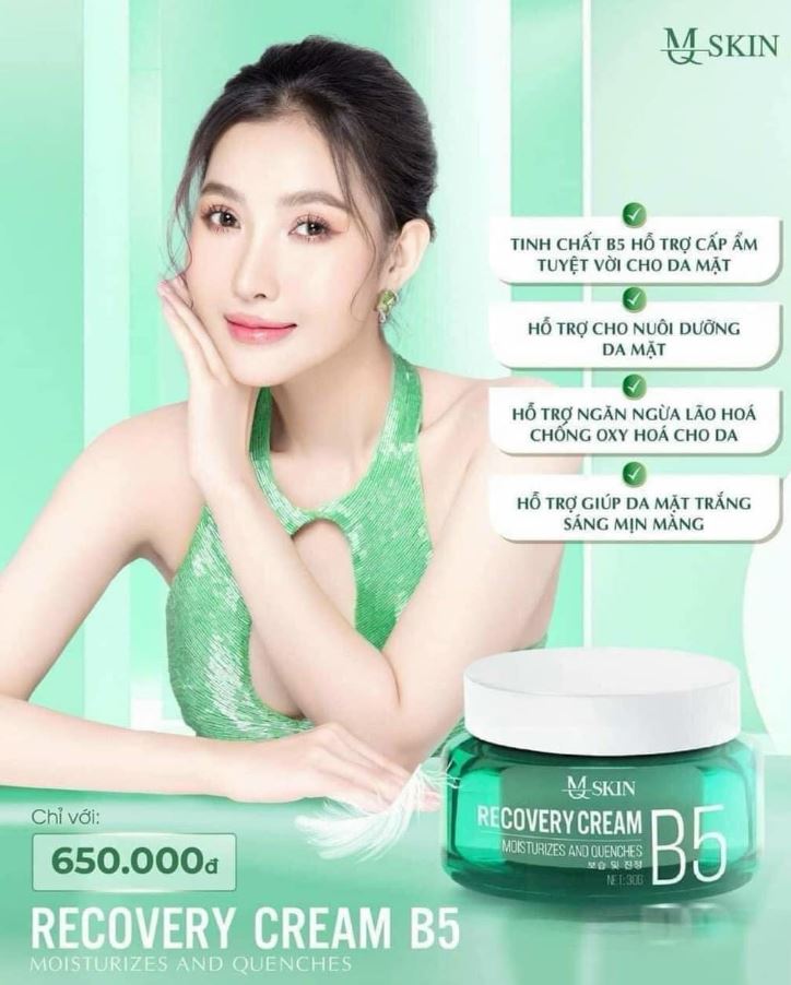 Cách sử dụng Kem Phục Hồi Da MQ Skin hiệu quả