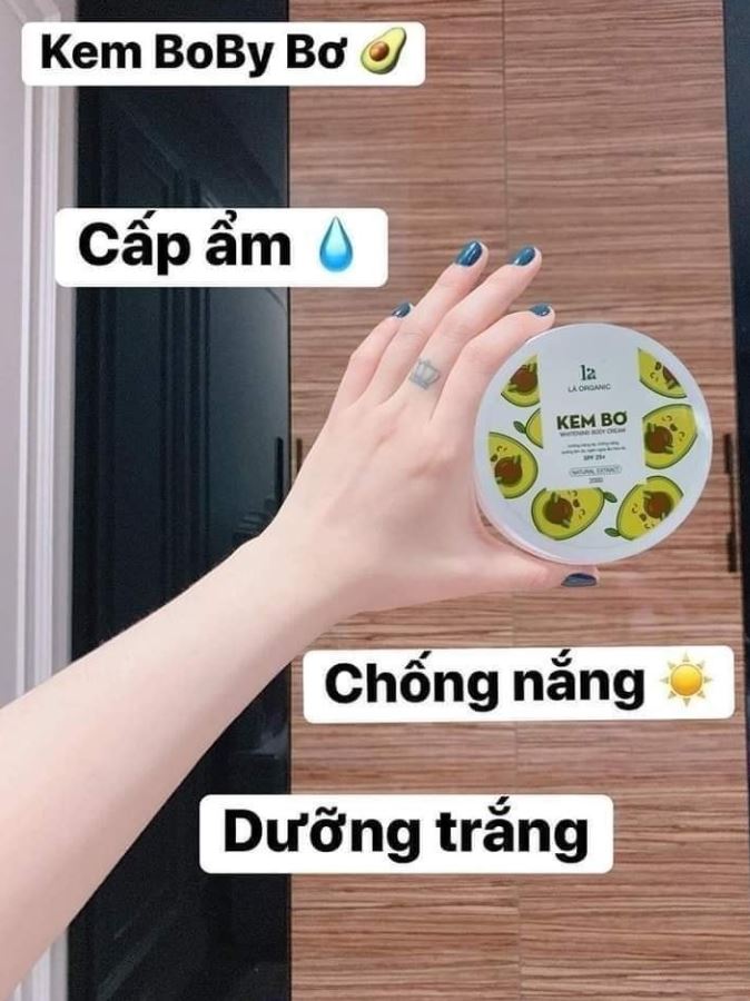 Kem dưỡng Body Bơ-Lá Organic là sự kết hợp hoàn hảo của các thành phần tự nhiên