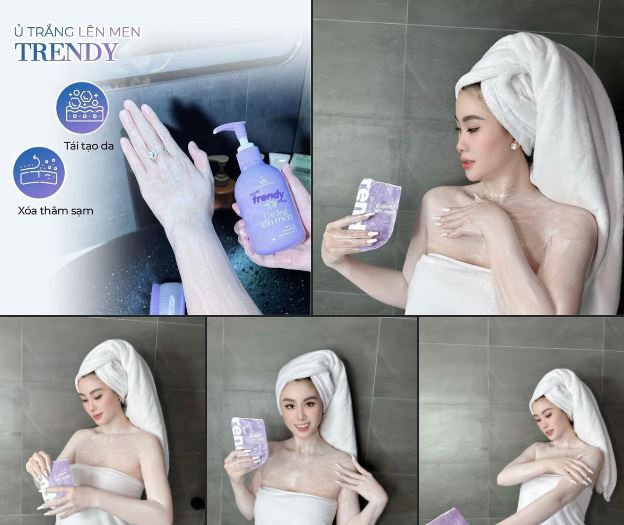 Cách sử dụng Ủ trắng lên men Trendy