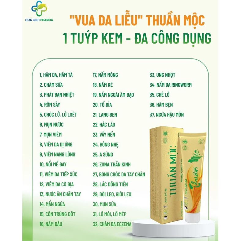 Hướng dẫn sử dụng kem bôi da Hòa Bình đúng cách