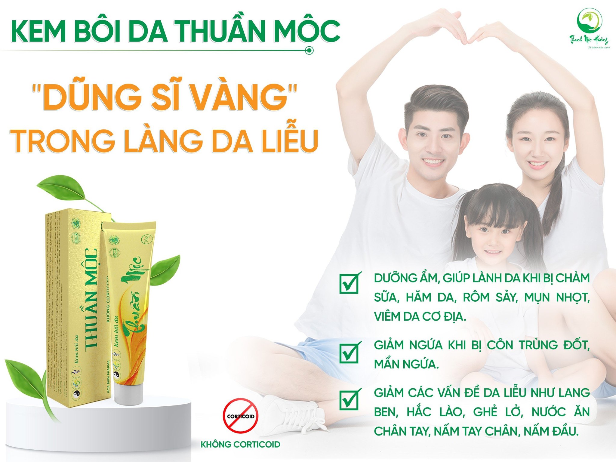 Kem Bôi Da Thuần Mộc - Kem Thuần Mộc Hòa Bình