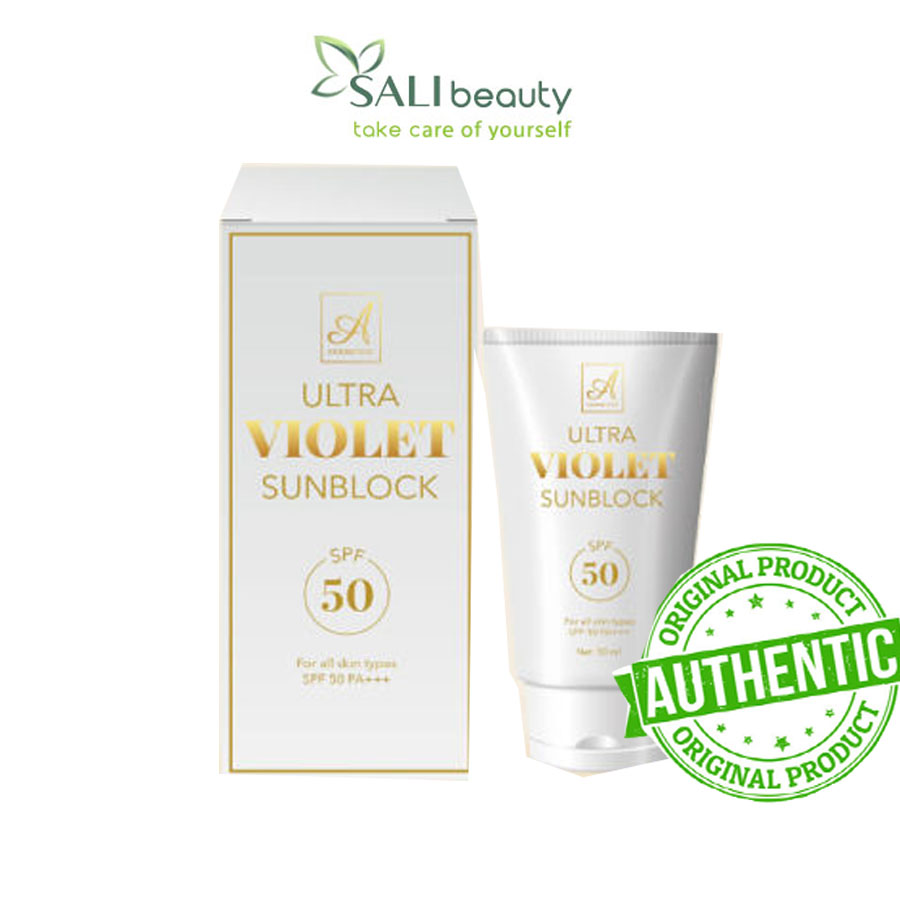 Kem Chống Nắng A Cosmetics Ultra Violet Sunblock SPF50+ 50ml mẫu mới