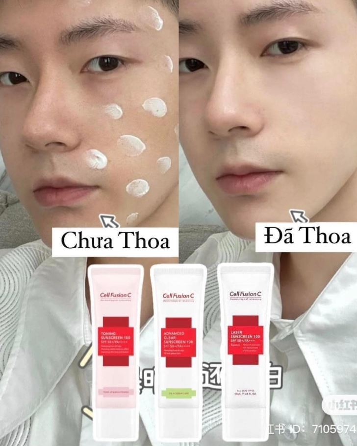 Kem chống nắng nâng tông Cell Fusion C Toning Sunscreen 100 SPF 50