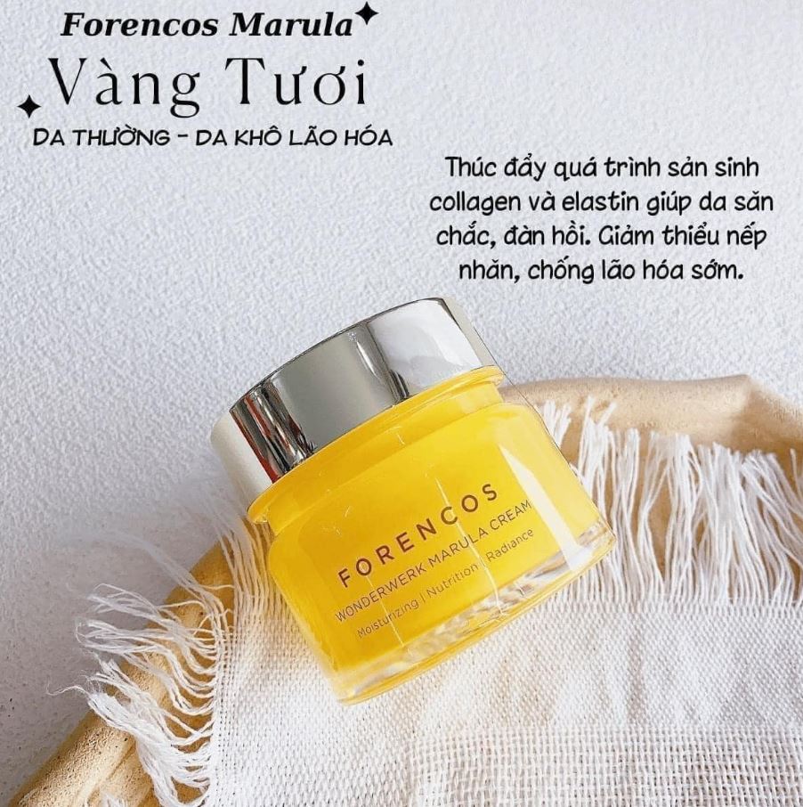 Kem dưỡng da Forencos màu vàng
