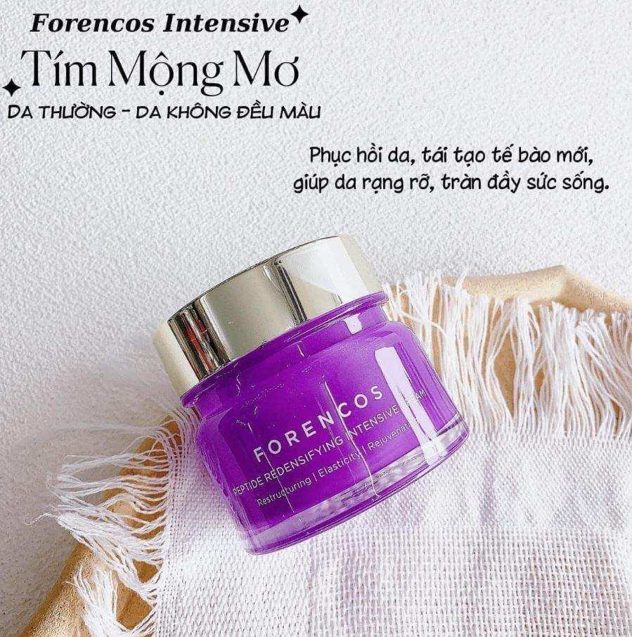 Kem ForencosTím được thiết kế để sử dụng vào buổi tối