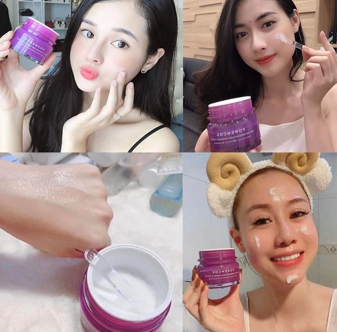 Công dụng của kem dưỡng da ban đêm Forencos Peptide 50ml