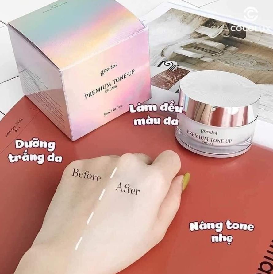 Kem Ốc Sên Goodal Premium Snail Tone-Up Cream
