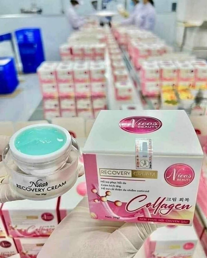 Kem Phục Hồi Nicos - Kem Face Collagen Phục Hồi Da Nicos Thanh Nhi