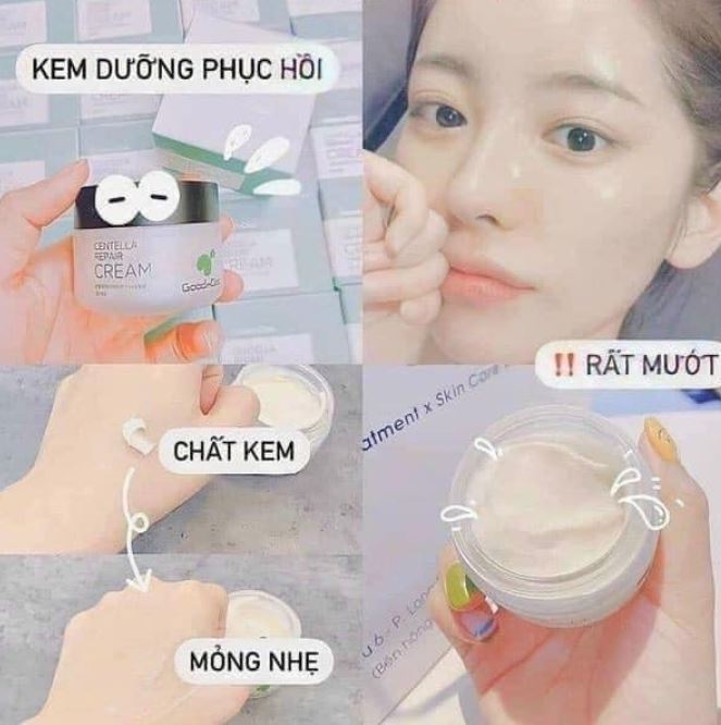 Công dụng của kem dưỡng GoodnDoc Centella Repair