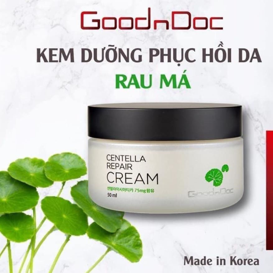 Kem Rau Má Goodndoc Centella Repair Cream