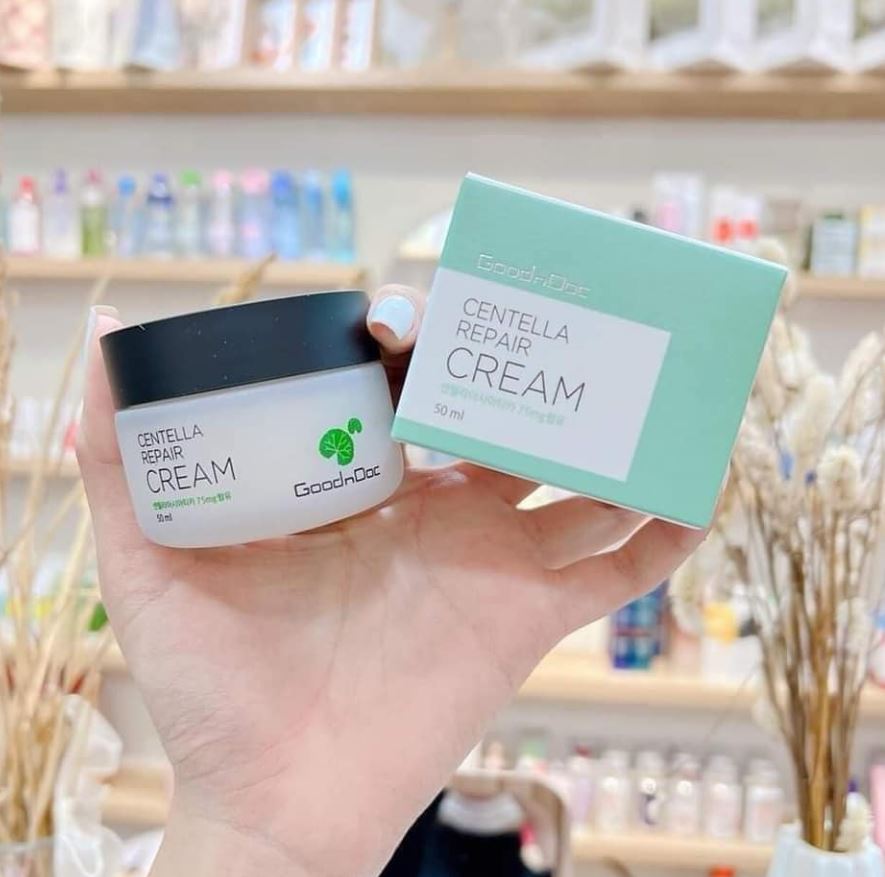Các thành phần chính của kem dưỡng Rau Má GoodnDoc Centella Repair