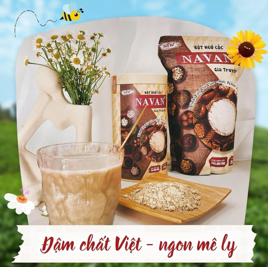 Ngũ cốc Navan tăng cân, lợi sữa
