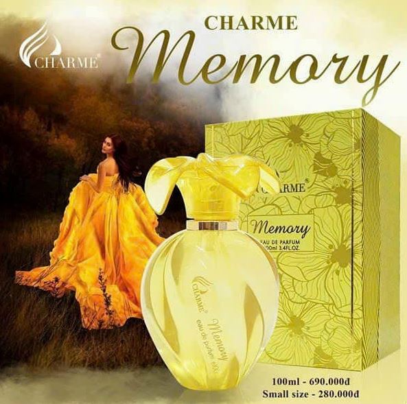 Nước Hoa Charme Memory 100ml – Sang trọng, Nữ tính, Kiêu kỳ