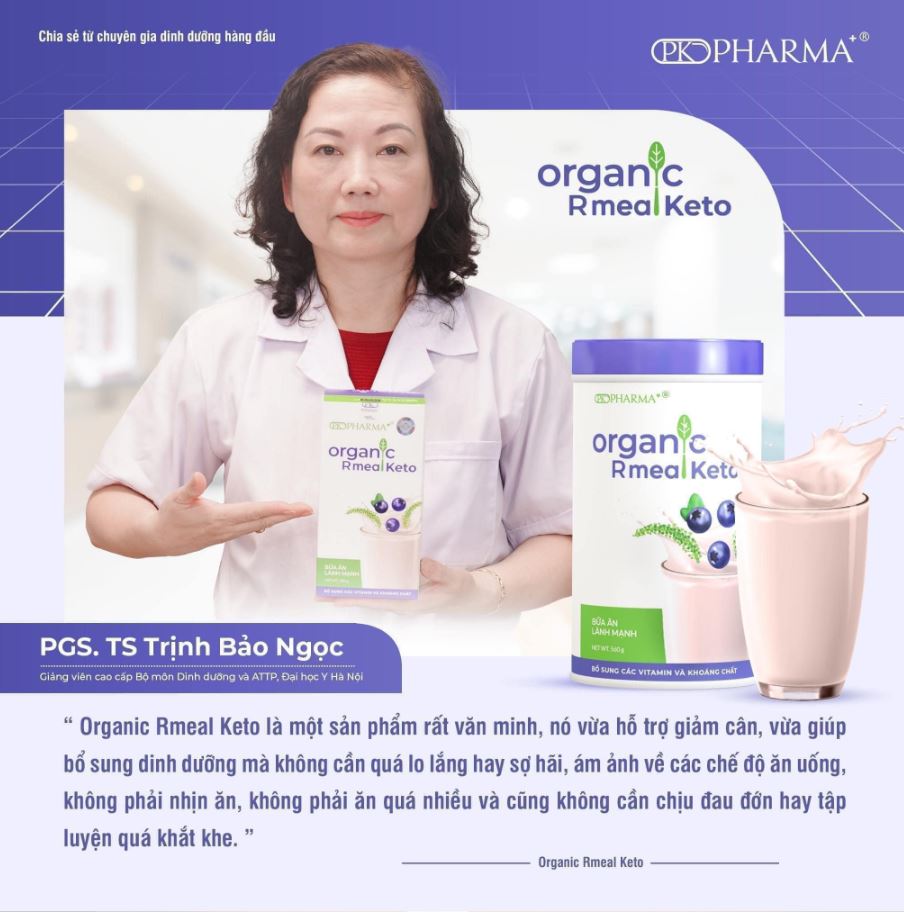 Organic RMeal Keto là một lựa chọn tốt cho bữa ăn hàng ngày