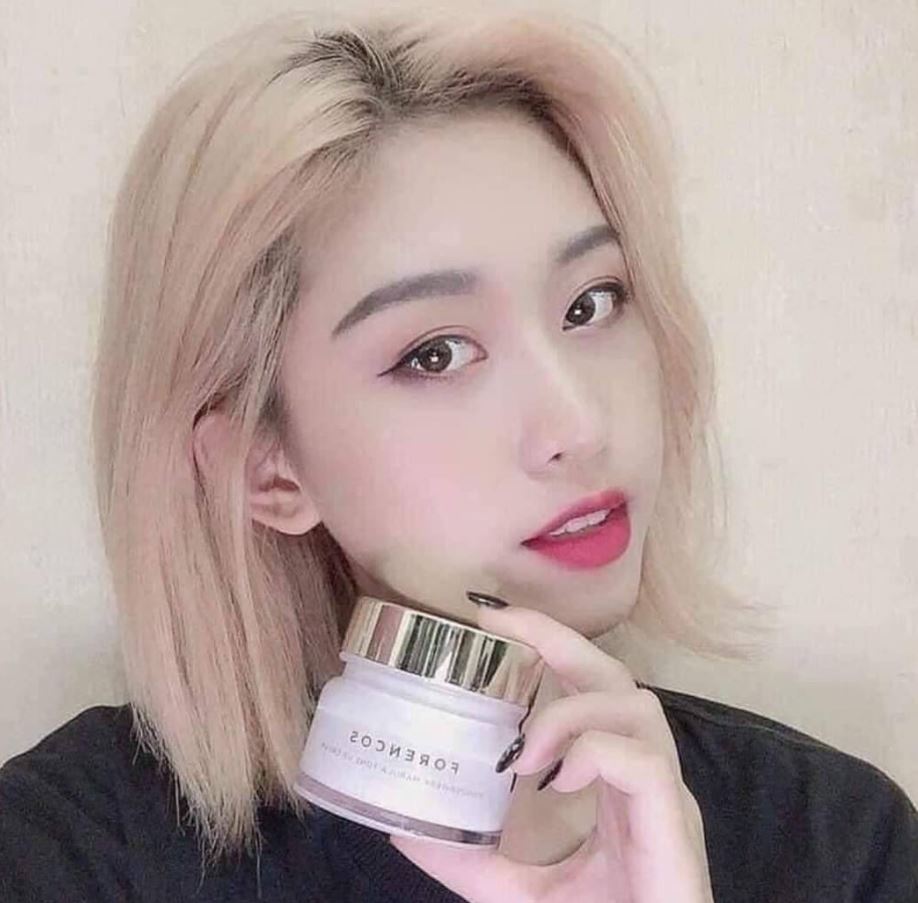 Hình ảnh khách hàng sau khi sử dụng kem Forencos trắng