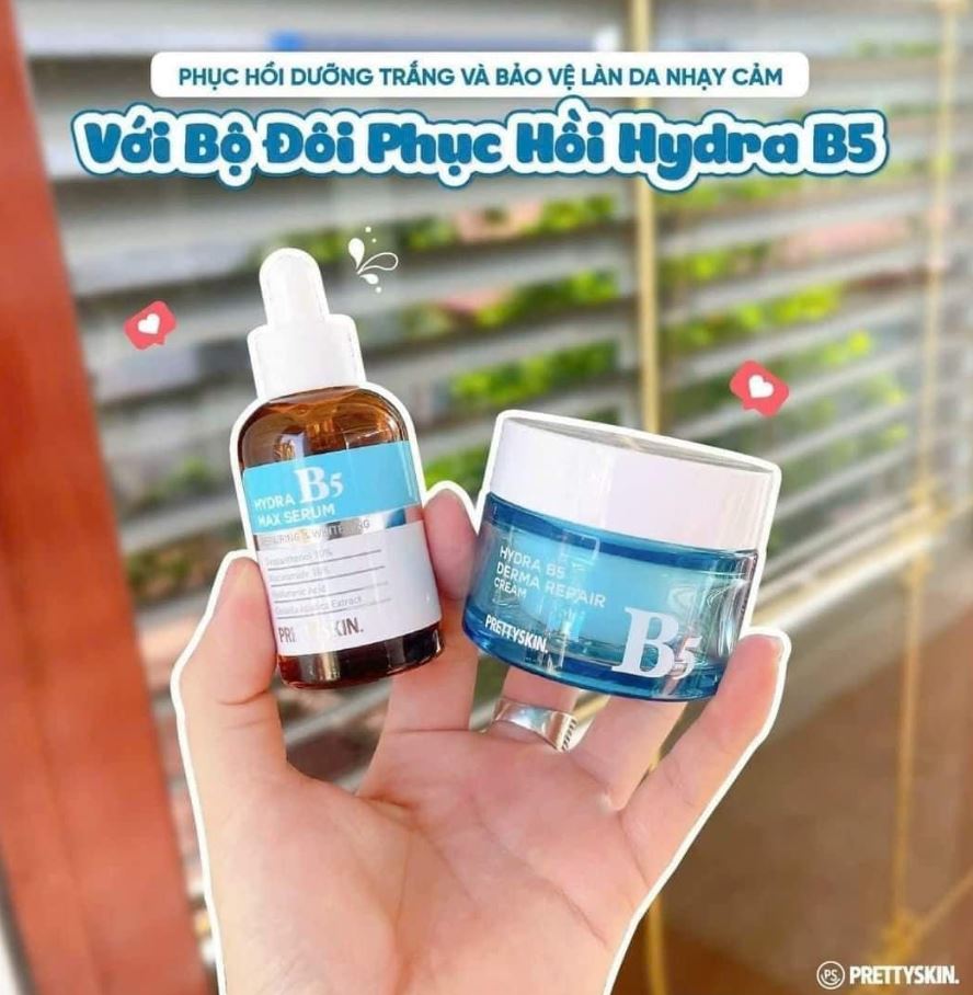 Tinh Chất Phục Hồi, Dưỡng Trắng Da Hydra Max Serum B5 của Pretty Skin