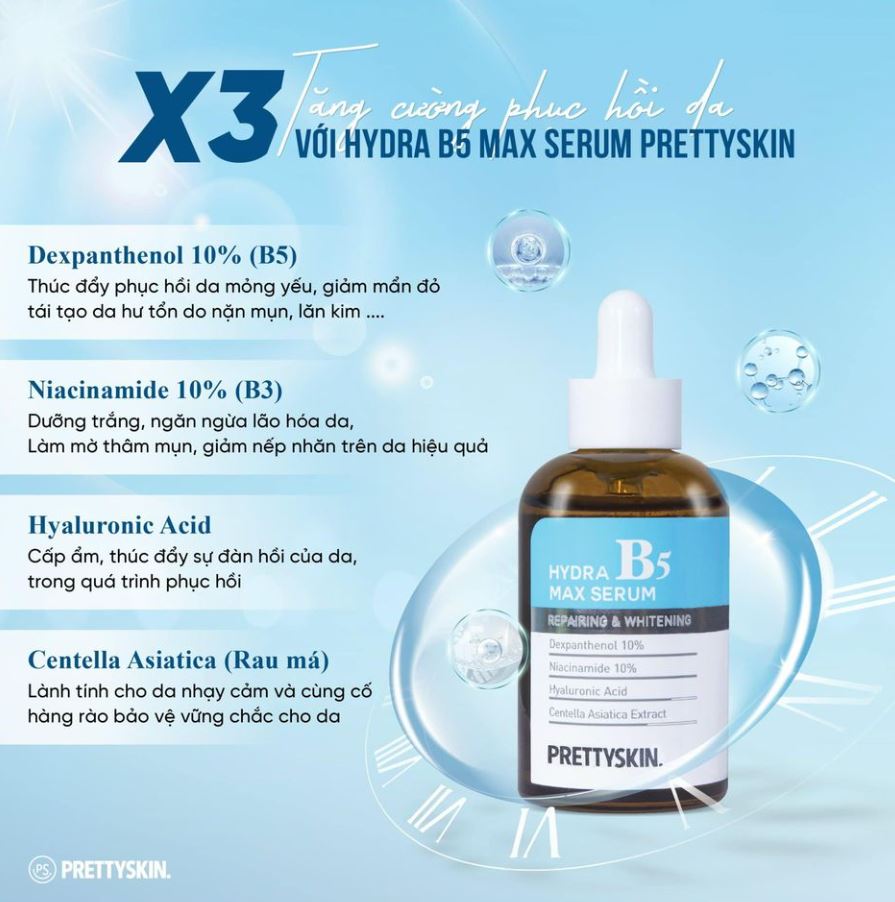 Kết cấu lỏng và thẩm thấu nhanh trên da, không gây nhờn rít hay bết dính