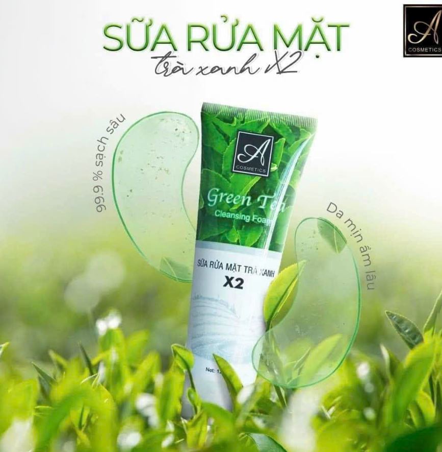 Sữa Rữa Mặt Trà Xanh X2