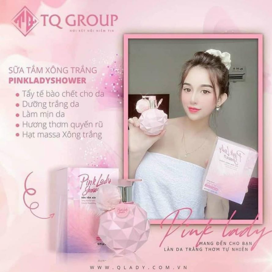Sữa Tắm Xông Trắng Pink Lady
