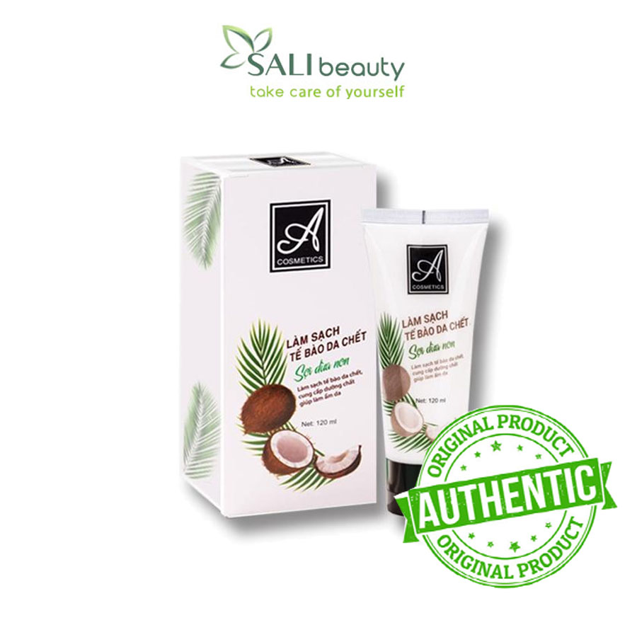 Tẩy Da Chết Sợi Dừa Non A Cosmetics
