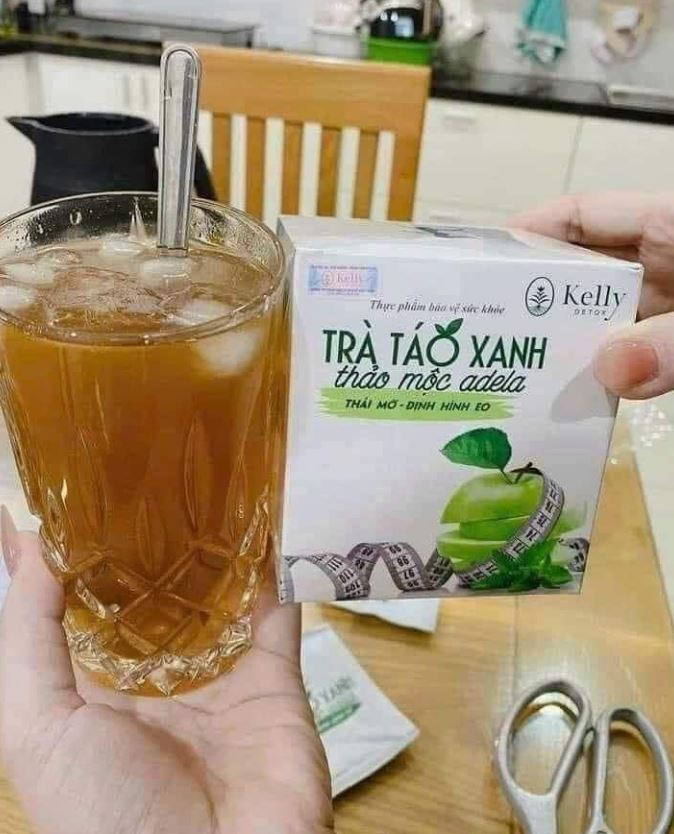 Trà táo xanh giảm cân Adela có tốt không