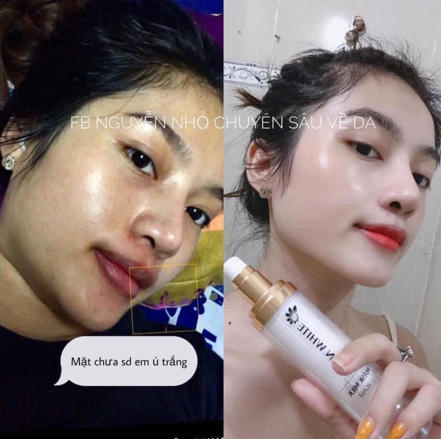 Kem Ủ Trắng Da Mặt Kén Tằm Lskin White 60ml