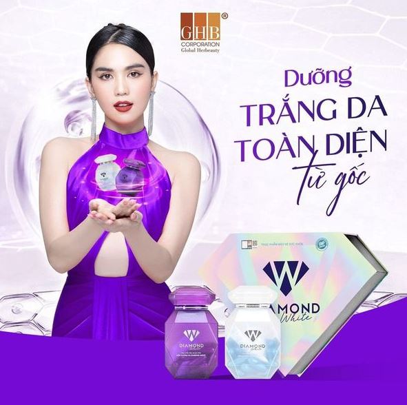 Viên Uống Trắng Da Ngọc Trinh Diamond White Day & Night Phiên Bản Mới 2022