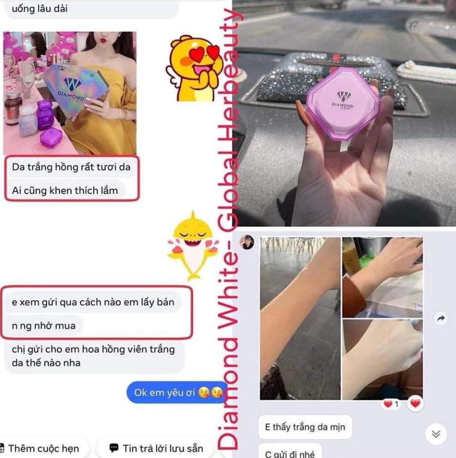 Review đánh giá chân thực từ khách hàng về Viên Uống Diamond White Day & Night