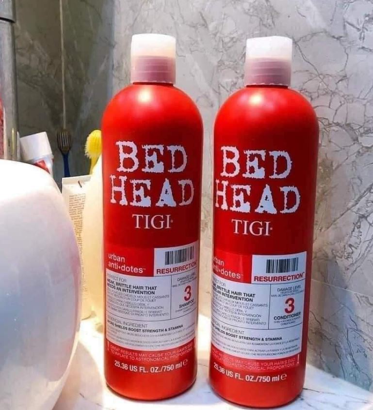 Cách Phân Biệt Dầu Gội và Dầu Xả Phục Hồi Tóc Bed Head TIGI Thật - Giả