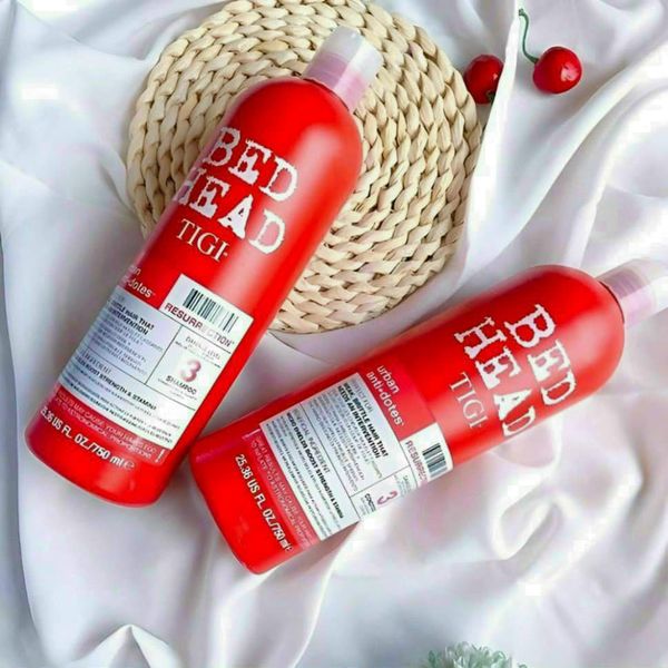 Bed Head Tigi Đỏ - Bộ Gội Xả Phục Hồi Tóc Hiệu Quả