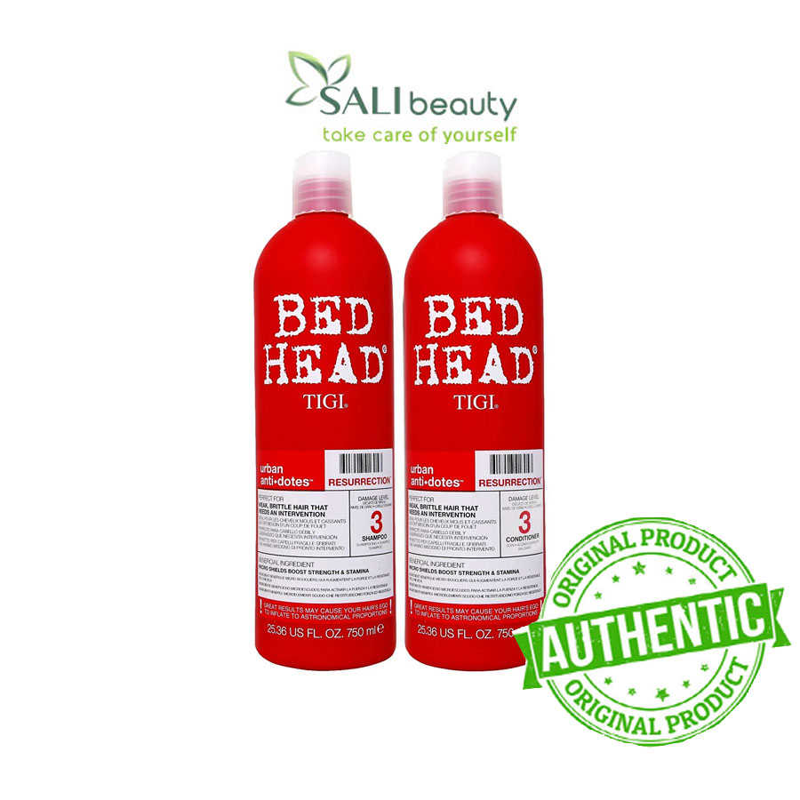 Bed Head Tigi Đỏ – Bộ Gội Xả Phục Hồi Tóc Hiệu Quả