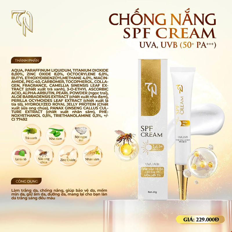 Chống Nắng Spf Cream - Mỹ Phẩm Đông Anh