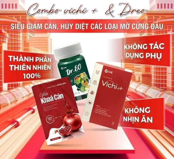 Combo Siêu Phẩm Giảm Cân Vichi + Dr Eo