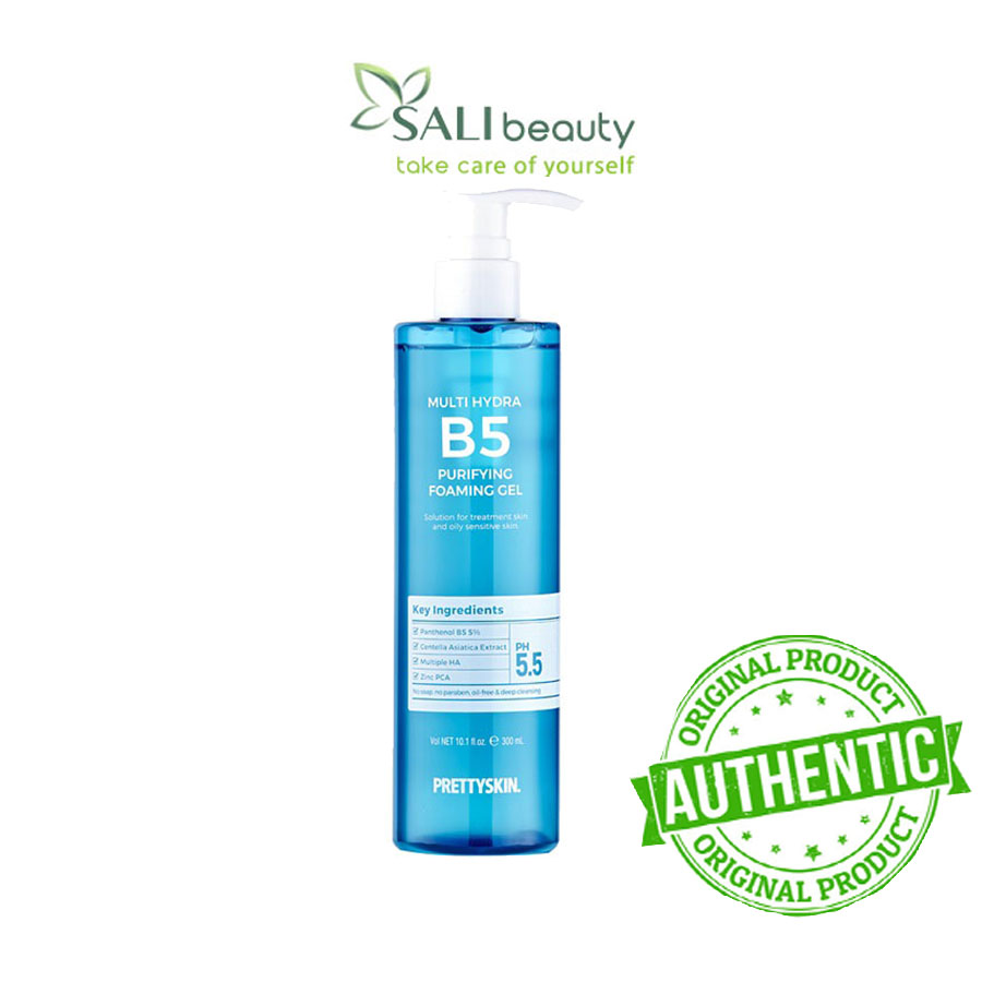 Gel Rửa Mặt Pretty Skin B5 300ml – Làm Sạch Da, Dưỡng Ẩm Hiệu Quả