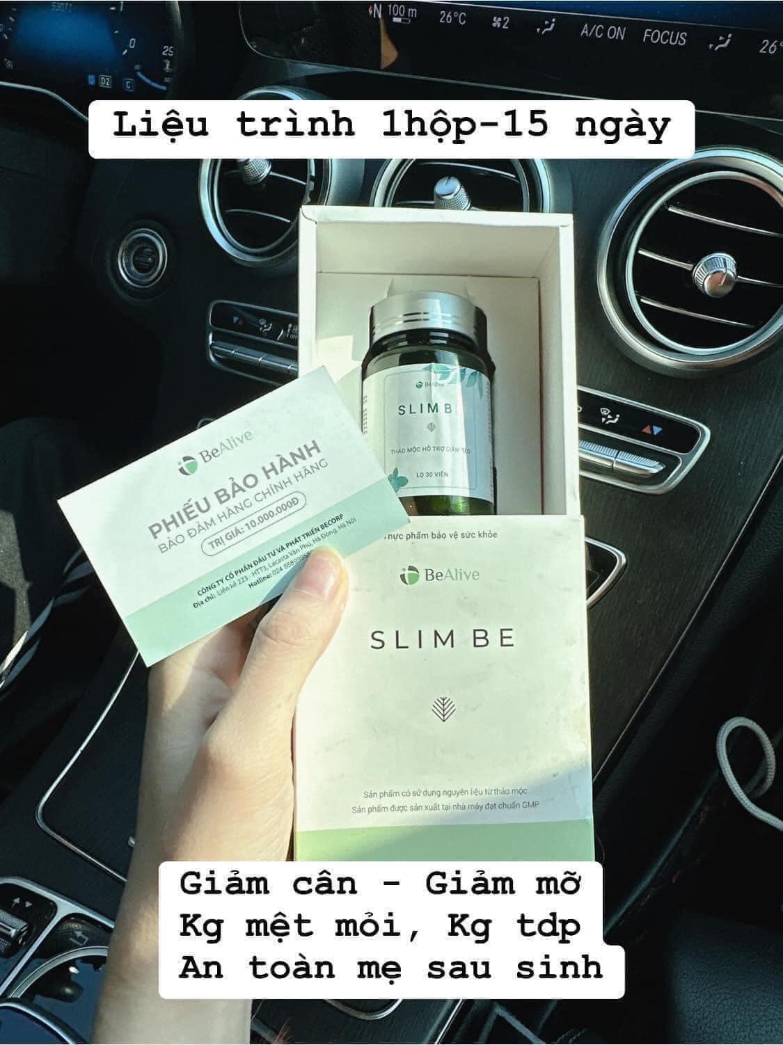 Lưu ý khi sử dụng Slimbe